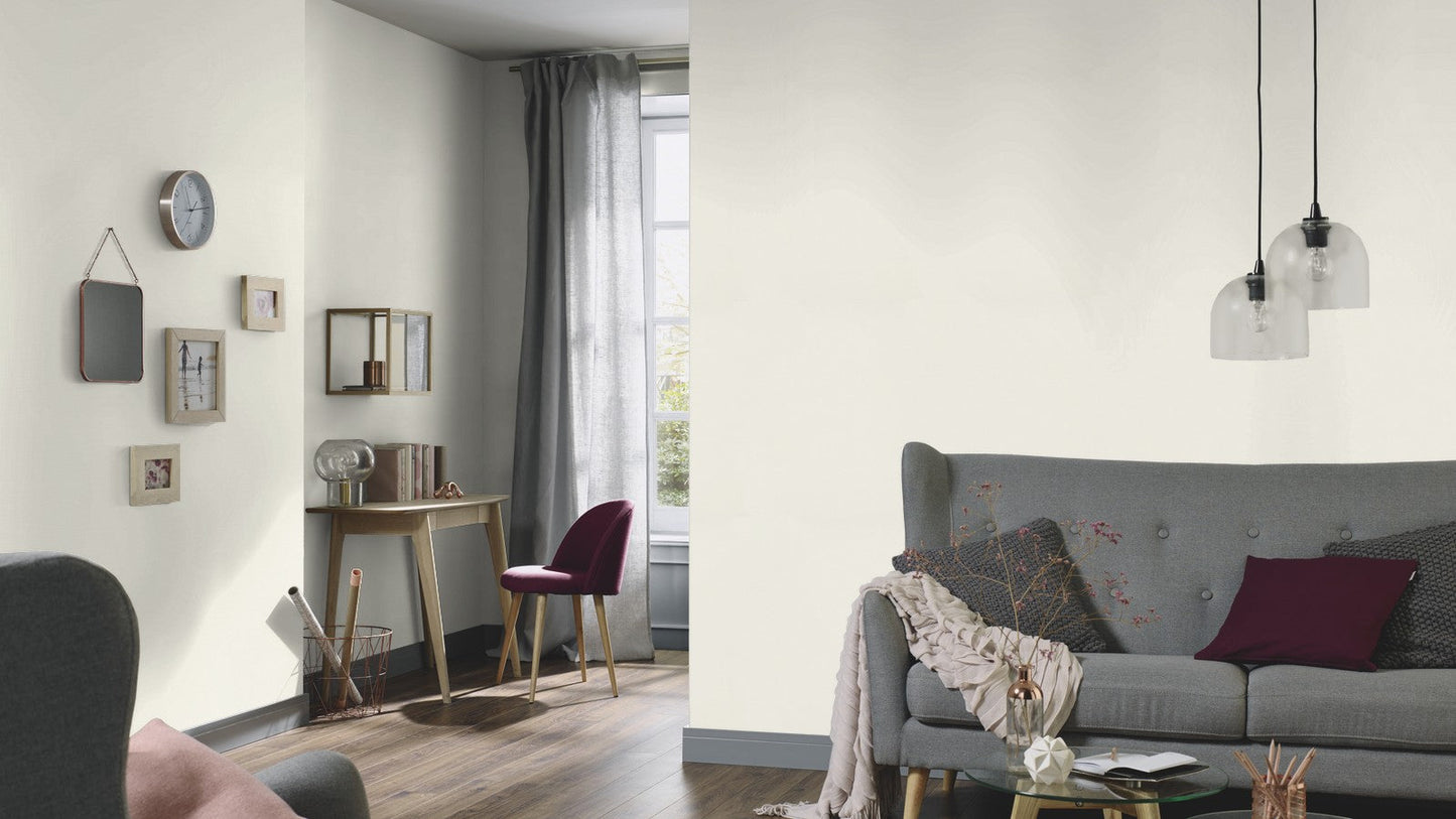 Elle Decoration Solid Wallpaper in Beige