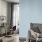 Elle Decoration Structure Plains Wallpaper in Blue