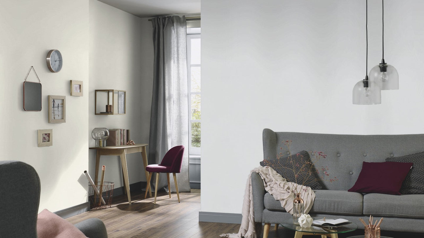 Elle Decoration Structure Plains Wallpaper in Grey/Neutral