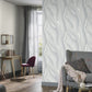 Elle Decoration Patterned Stone Wallpaper in Grey