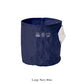canvas pot cover large navy blue design by puebco 1