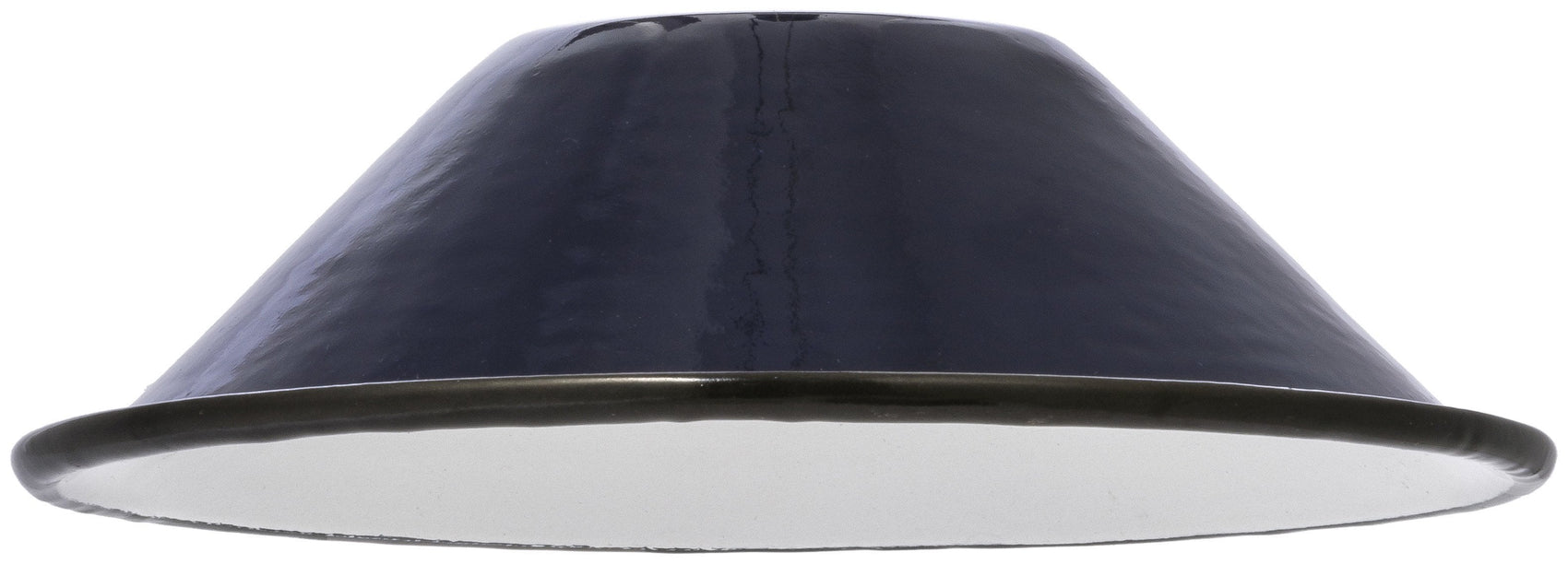 h d enamel iron lampshade navyblue design by puebco 1