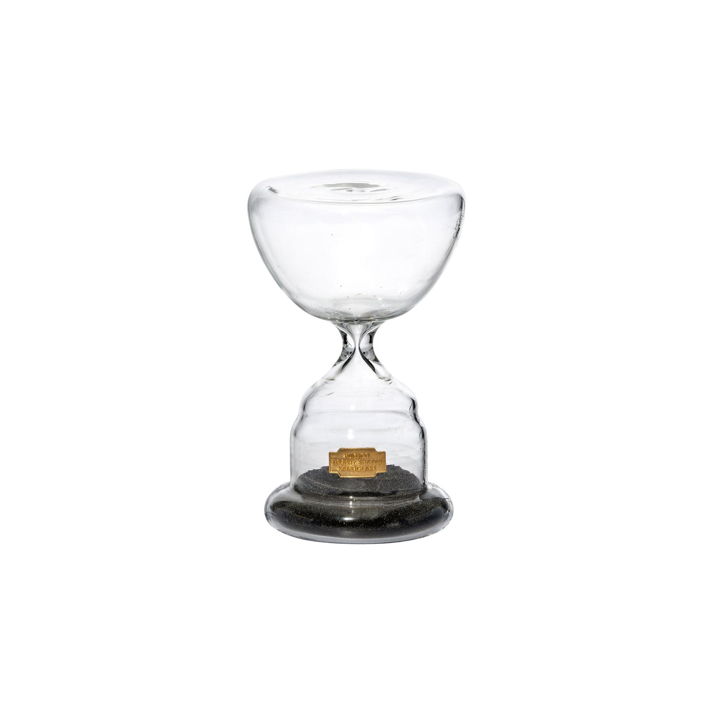 trophy shaped sandglass white no 1 design by puebco 3