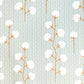 Sweet Cotton Turquoise Wallpaper by Majvillan