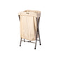 vintage folding laundry hamper off white design by puebco 2