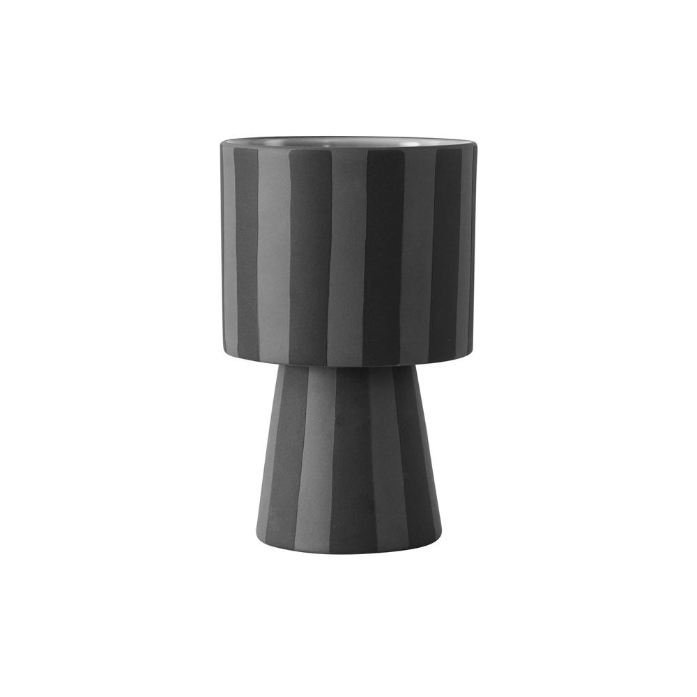 small toppu pot in grey asphalt design by oyoy 1