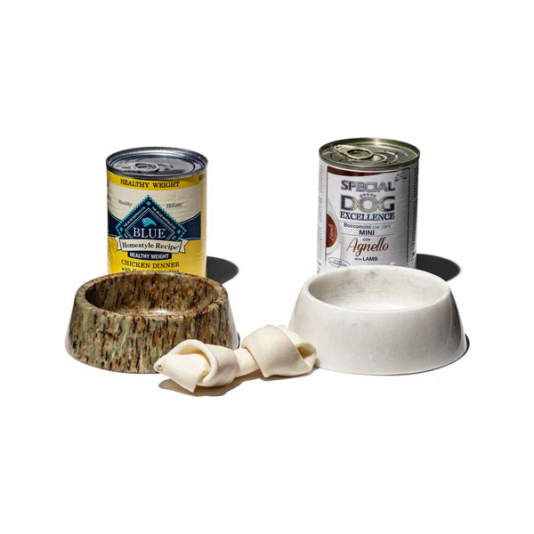 Marble Pet Bowl By Puebco 110394 1