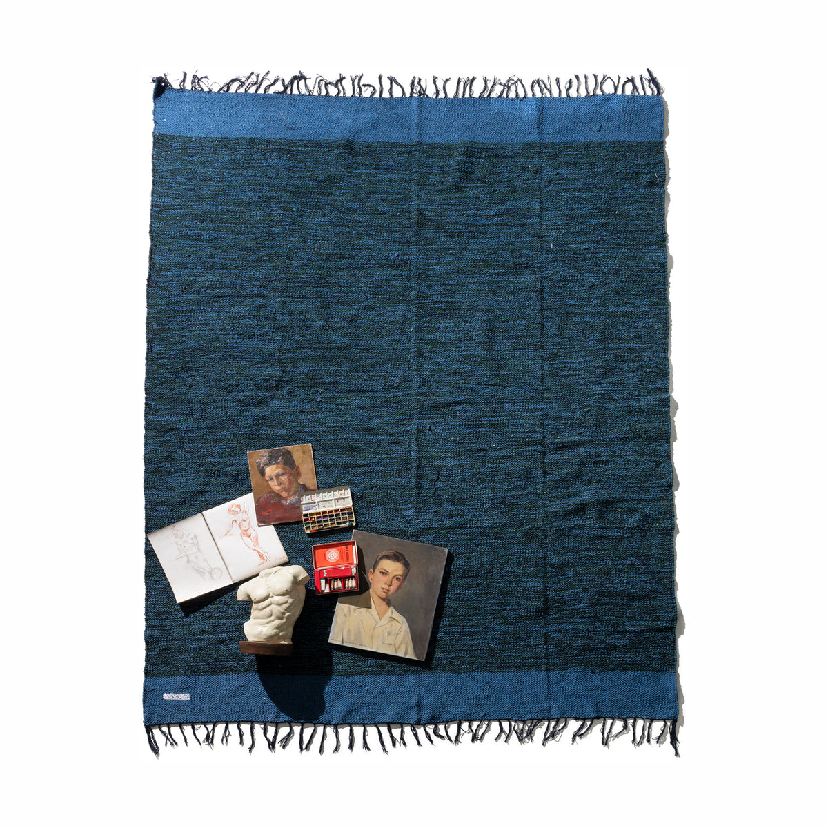 Handloomed Recycle Yarn Rug By Puebco 110844 1