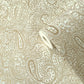 Paisley Trellis Wallpaper in Gold
