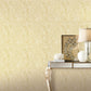 Paisley Trellis Wallpaper in Soft Gold