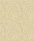 Paisley Trellis Wallpaper in Soft Gold