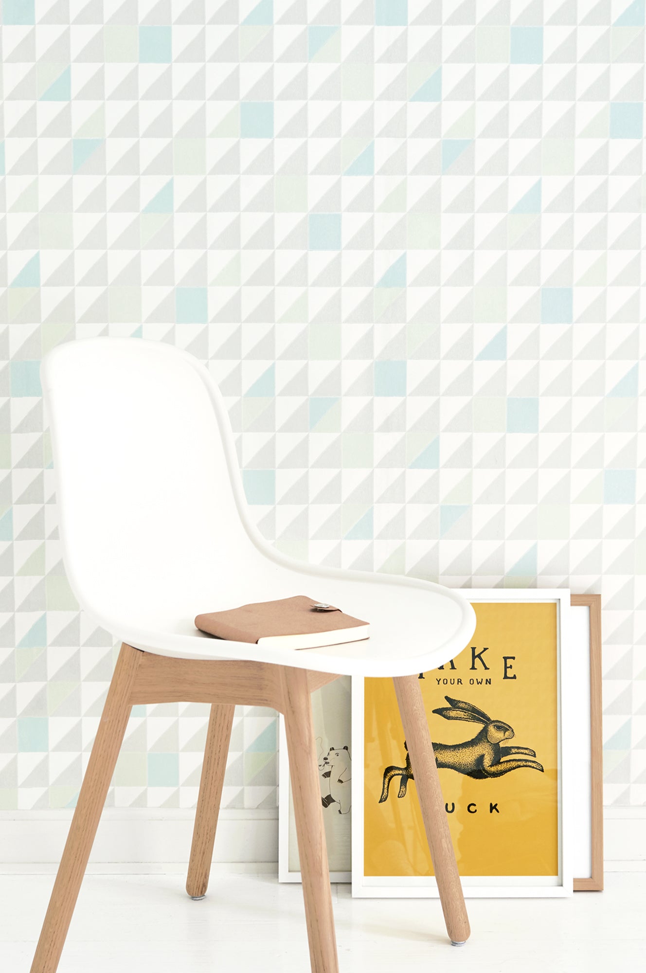 Katinka Turquoise Wallpaper by Majvillan