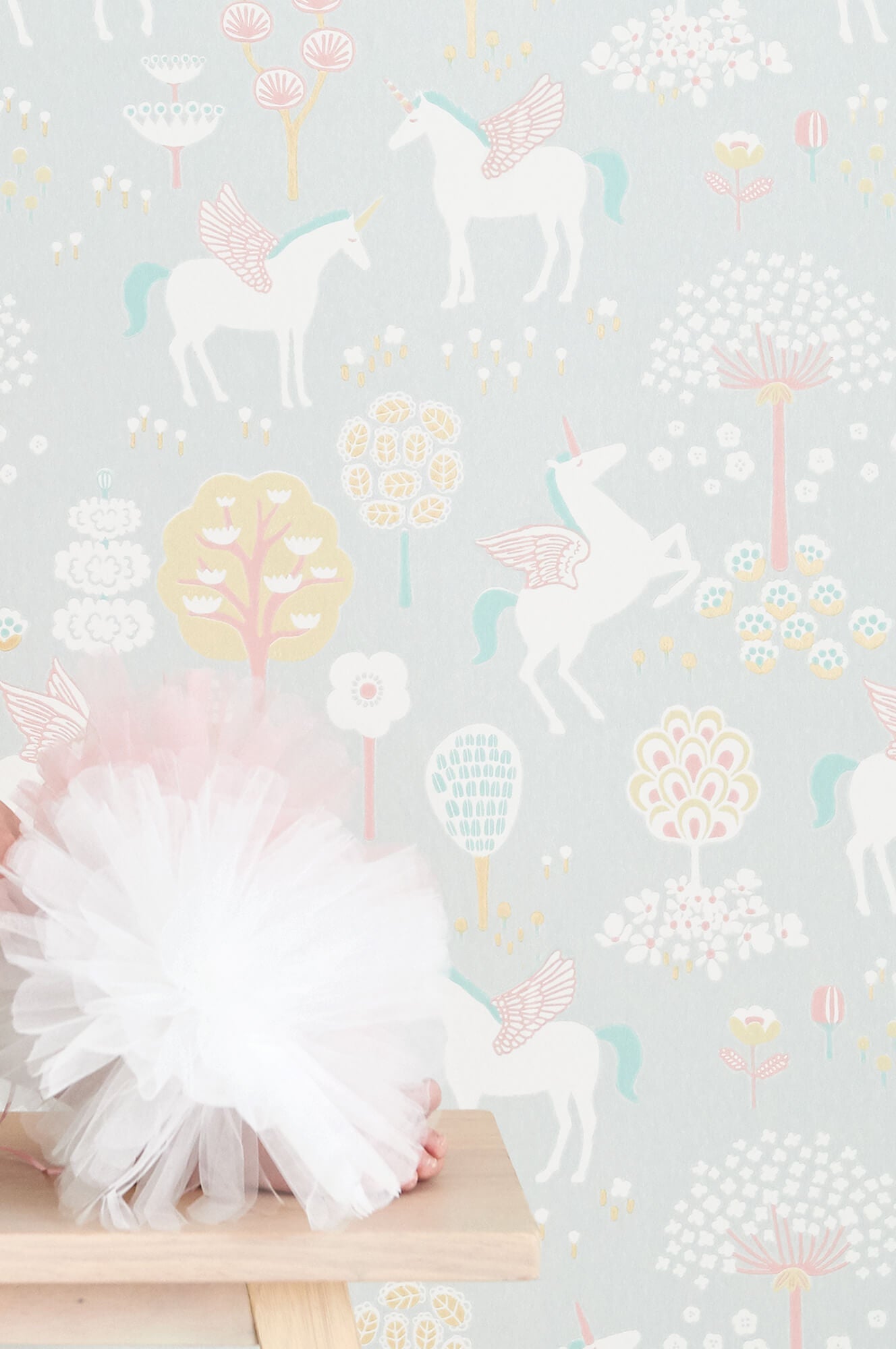 True Unicorns Grey Wallpaper by Majvillan