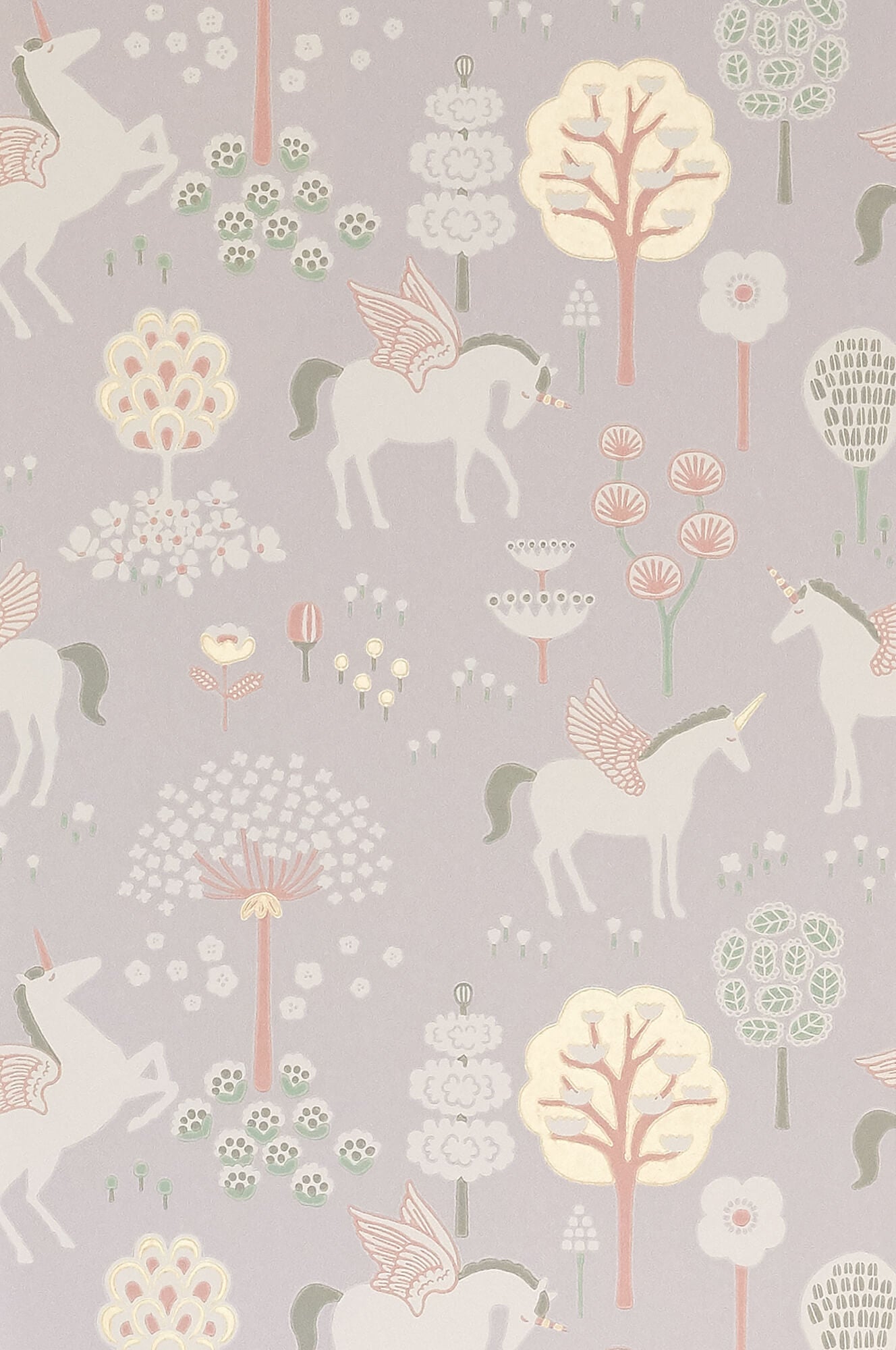 sample true unicorns lilac wallpaper by majvillan 1