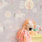 True Unicorns Lilac Wallpaper by Majvillan