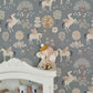 True Unicorns Evening Blue Wallpaper by Majvillan