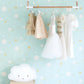 Confetti Turquoise Wallpaper by Majvillan