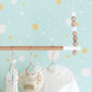 Confetti Turquoise Wallpaper by Majvillan