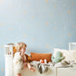 Confetti Blue Wallpaper by Majvillan