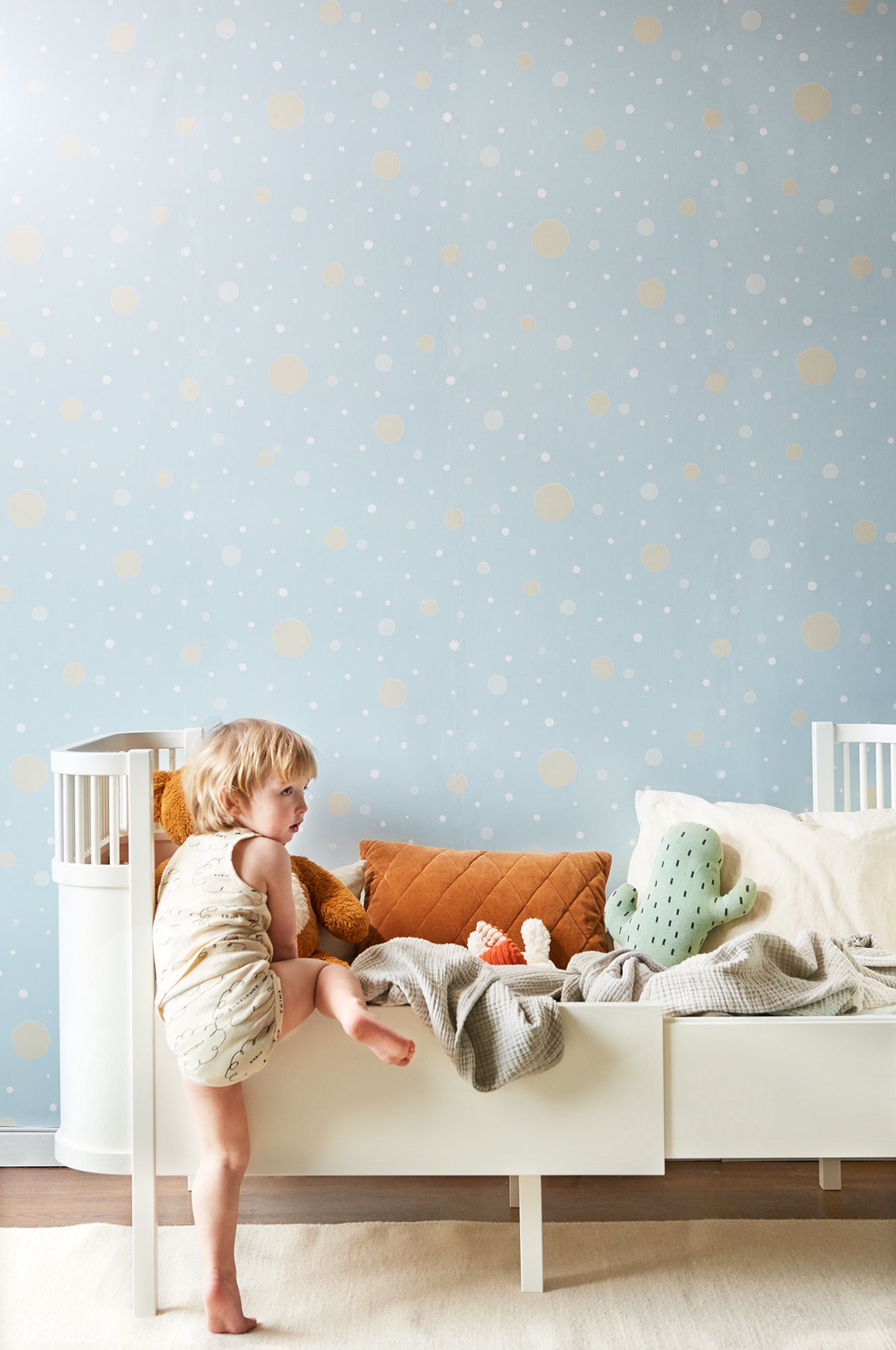 Confetti Blue Wallpaper by Majvillan