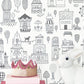 Little Town Black Wallpaper by Majvillan