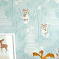 Bambu Turquoise Wallpaper by Majvillan