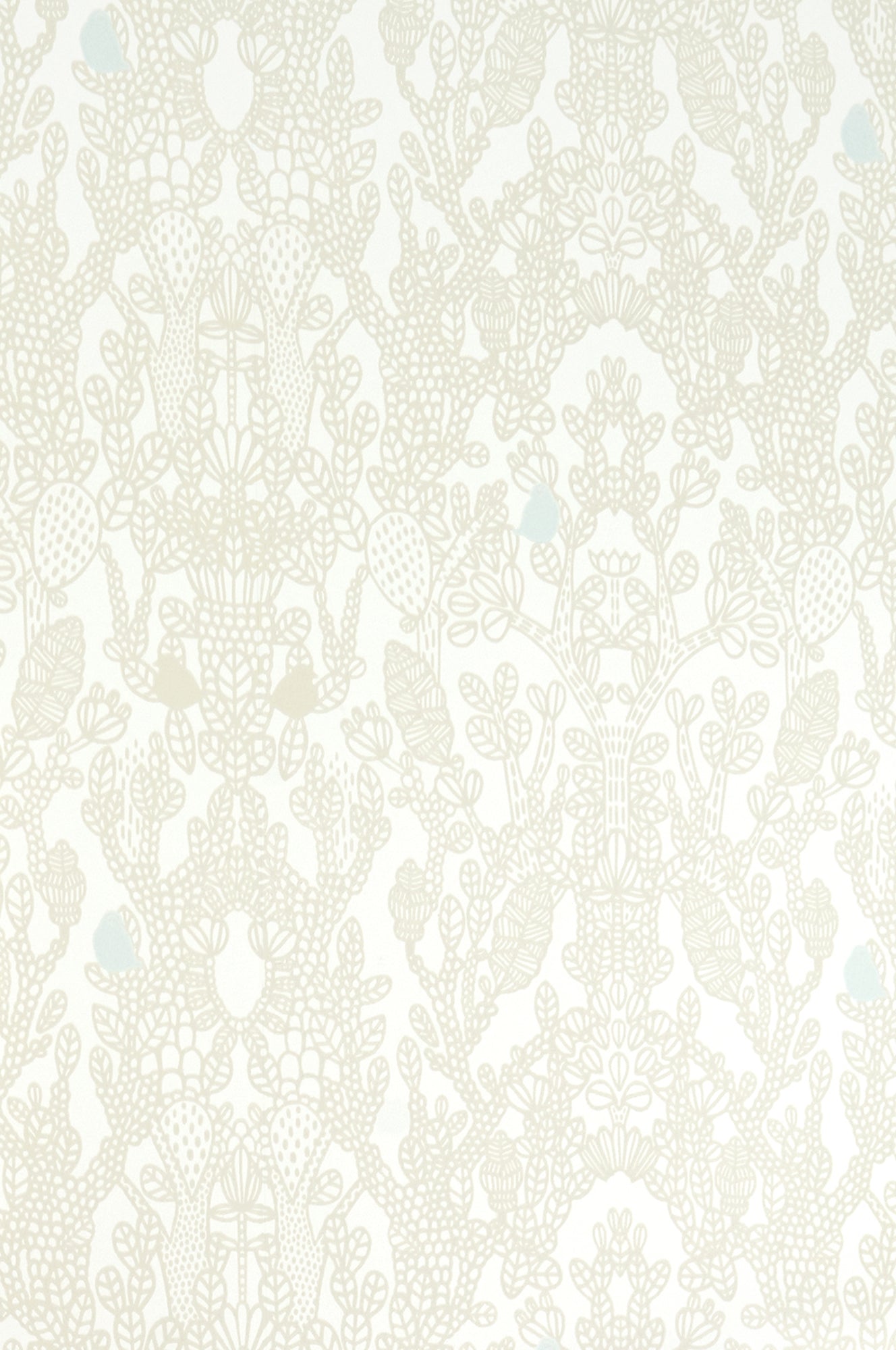 Amelie Creme Wallpaper by Majvillan