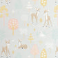Golden Woods Soft Grey Wallpaper by Majvillan