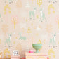 Golden Woods Sweet Pink Wallpaper by Majvillan