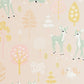 Golden Woods Sweet Pink Wallpaper by Majvillan