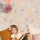 Golden Woods Dusty Lilac Wallpaper by Majvillan