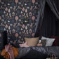 Golden Woods Deep Grey Wallpaper by Majvillan