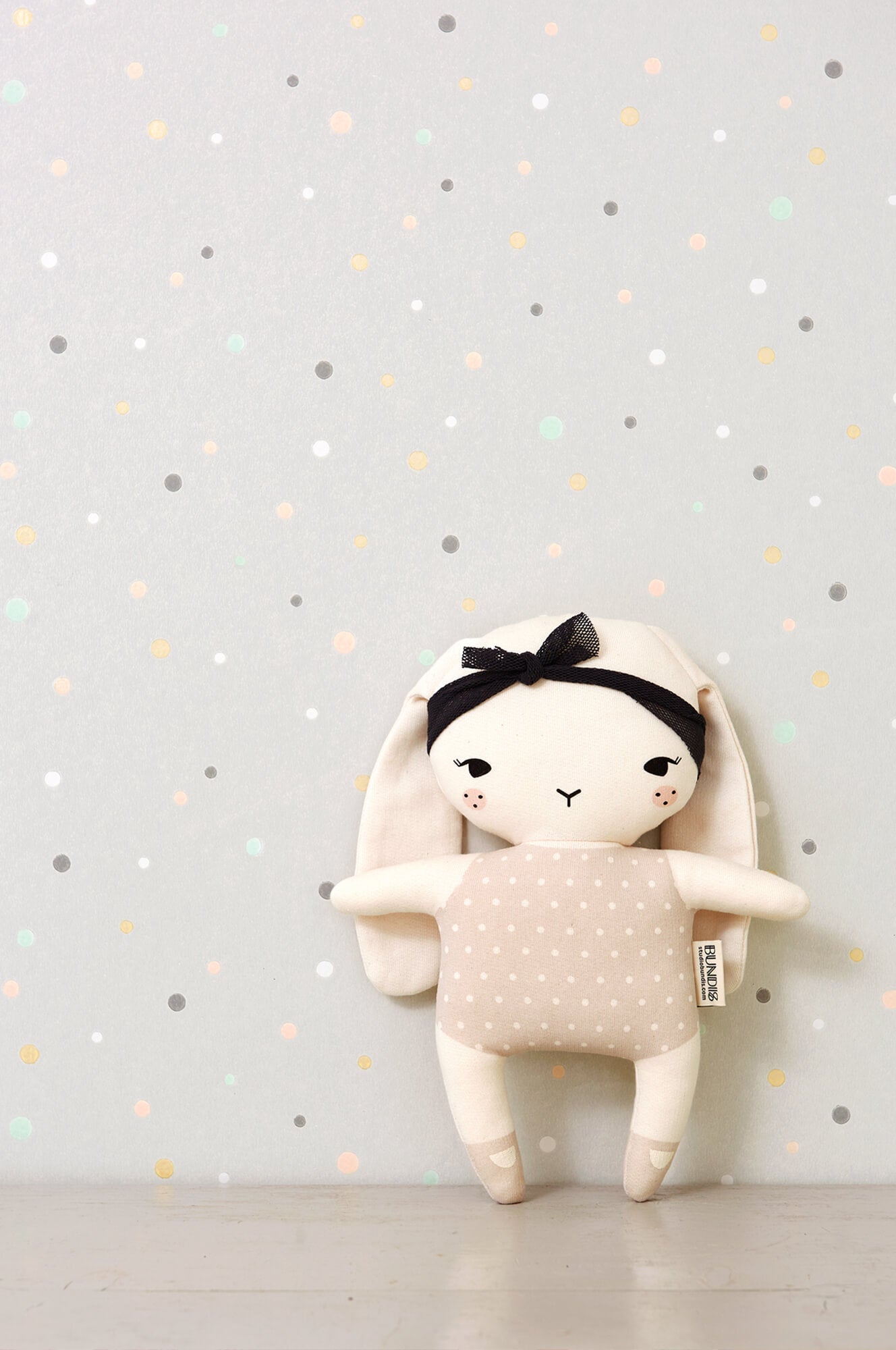 Stardust Soft Grey Wallpaper by Majvillan
