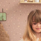 Stardust Wallpaper in Cosy Lilac