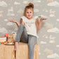 Rainbow Treasures Mud Grey Wallpaper by Majvillan