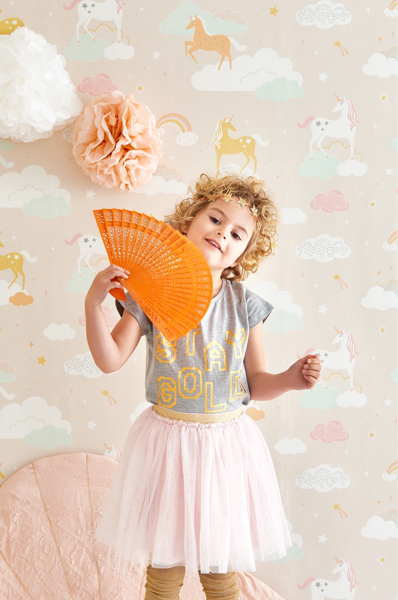 Rainbow Treasures Lovely Pastel Pink Wallpaper by Majvillan