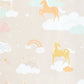 Rainbow Treasures Lovely Pastel Pink Wallpaper by Majvillan