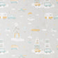 Above The Clouds Soft Grey Wallpaper by Majvillan