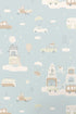 sample above the clouds soft blue wallpaper by majvillan 1