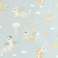 Magical Adventure Dusty Blue Wallpaper by Majvillan