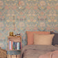 June Sage Green Wallpaper by Majvillan