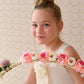 Drop Curtain Greige Wallpaper by Majvillan