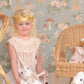 Old Garden Gentle Blue-Grey Wallpaper by Majvillan