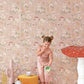 Old Garden Dusty Rose Wallpaper by Majvillan