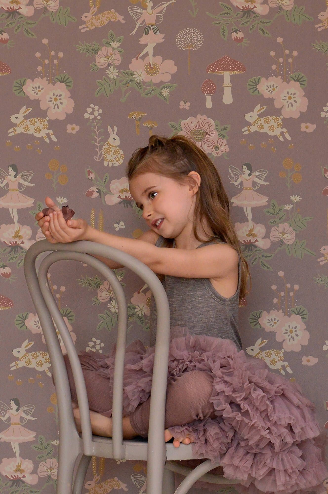 Old Garden Plum Wallpaper by Majvillan