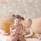 Garden Party Sandy Grey Wallpaper by Majvillan