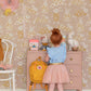Garden Party Dusty Blush Pink Wallpaper by Majvillan