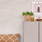Safari Stripes Warm Grey Wallpaper by Majvillan