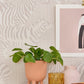 Safari Stripes Warm Grey Wallpaper by Majvillan