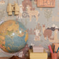 Lama Village Afternoon Blue Wallpaper by Majvillan